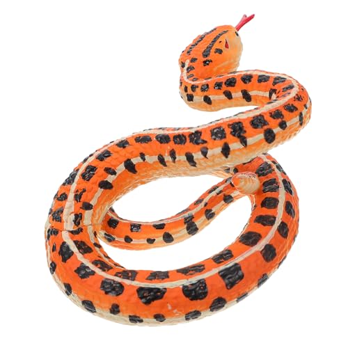 Holibanna Realistische Schlangenfigur Spielzeug Simulierte Schlangenmodell für Kinder Flexible Gummischlange für Streiche und Dekoration Holibanna Realistische Schlangenfigur Spielzeug Simulierte Schlangenmodell für Kinder Flexible Gummischlange für Streiche und Dekoration von Holibanna
