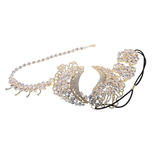 Holibanna Rhinestone für Damen Elegante Venezianische Halbmaske mit Elastischem Band für Prom Ball Mardi Gras Halloween und Karneval Funkelndes Party-accessoire Holibanna Rhinestone für Damen Elegante Venezianische Halbmaske mit Elastischem Band für Prom Ball Mardi Gras Halloween und Karneval Funkelndes Party-accessoire von Holibanna
