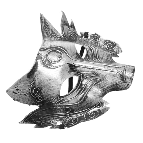 Holibanna Scary Wolf Mask Halloween Party Gruselige Tiermaske mit Elastischem Band Unisex Kostümaccessoire für Karneval und Halloweenveranstaltungen Holibanna Scary Wolf Mask Halloween Party Gruselige Tiermaske mit Elastischem Band Unisex Kostümaccessoire für Karneval und Halloweenveranstaltungen von Holibanna