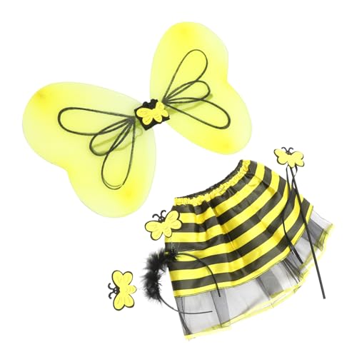 Holibanna Schmetterlingsflügel Kostüm Set mit Tüllrock und Zauberstab Feen Flügel Performance Outfit für Fasching Geburtstag und Bühnenauftritte Leicht und Dekorativ Holibanna Schmetterlingsflügel Kostüm Set mit Tüllrock und Zauberstab Feen Flügel Performance Outfit für Fasching Geburtstag und Bühnenauftritte Leicht und Dekorativ von Holibanna