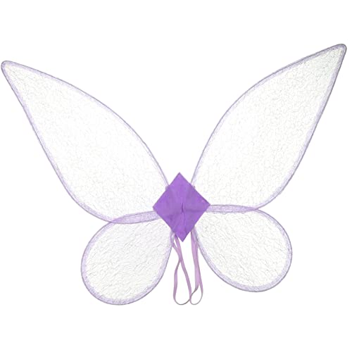 Holibanna Schmetterlingsflügel geflügelt butterfly wings Feenpartyzubehör erwachsene feenflügel Schmetterlinge Feenflügel Cosplay-Kostüm-Requisiten Feenflügel für Frauen Garn Violett von Holibanna