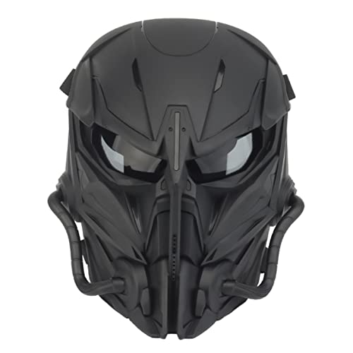 Holibanna Science Fiction Vollgesichtsmaske Mit Mesh Visier Für Outdoor Spiele Taktische Gesichtsmaske Für Halloween Kostümpartys Und Kreative Verkleidungen Ideal Für Schaurige von Holibanna