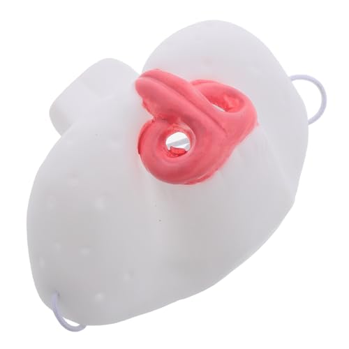 Holibanna Simulierte Lustige Hasennase Kinderspielzeug Mini- Maskenhaube Halloweenkostüm Süße Dekoration Ringspielzeug Münzgeld Sparschwein Tragbare Creme Kinderkleidung Emulsion von Holibanna