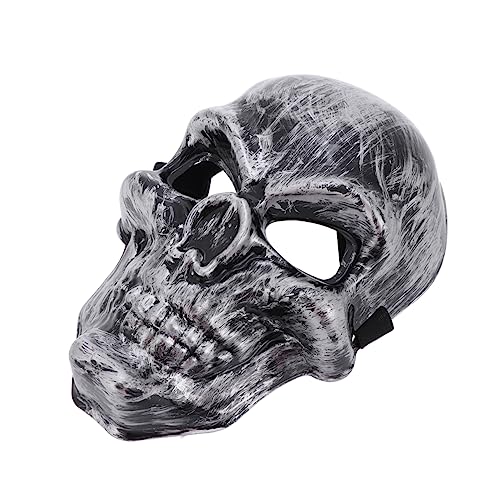 Holibanna Skelett Falscher Spitzbart Gesicht Maske Halloween Gruselig Horror Kostüm Halloween-partygeschenk Gruseliges Cosplay von Holibanna