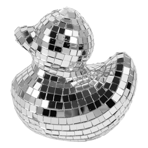 Holibanna Spiegel Disco Ball Ente Reflektierendes Entendekor Als Kreative Tischdekoration Glänzendes Ornament Für Zuhause Für Partys Und Besondere Anlässe von Holibanna