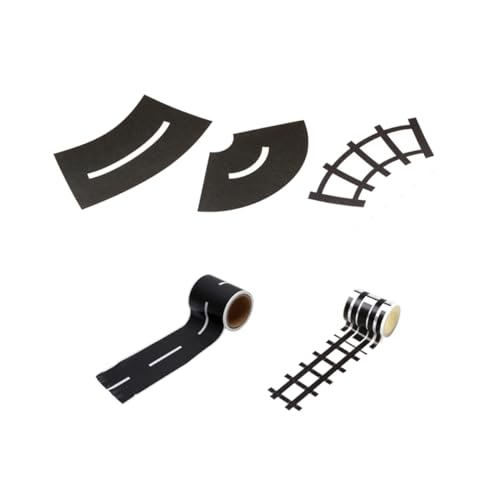 Holibanna Verkehrszeichen Washi Tape DIY Straßen und Eisenbahn Klebeband mit Kurven und Geraden Sichere Tragbare Straßenaufkleber für Jungen und Mädchen Holibanna Verkehrszeichen Washi Tape DIY Straßen und Eisenbahn Klebeband mit Kurven und Geraden Sichere Tragbare Straßenaufkleber für Jungen und Mädchen von Holibanna
