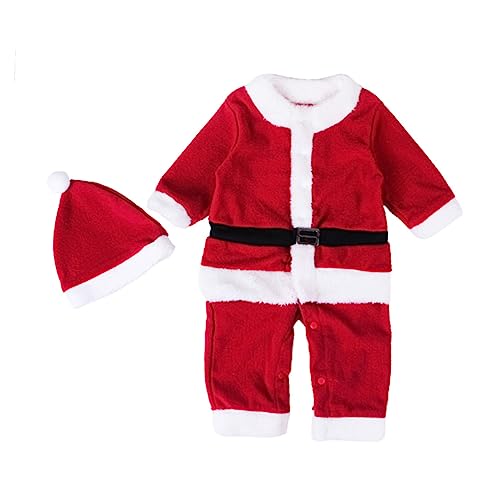 Holibanna Weihnachtliches Kostümset Für Jungen 70 Cm Santa Anzug Mit Hut Für Ideales Outfit Für Weihnachtsfeiern Cosplay Und Festliche Anlässe Perfektes Weihnachtsoutfit Für Kleine von Holibanna