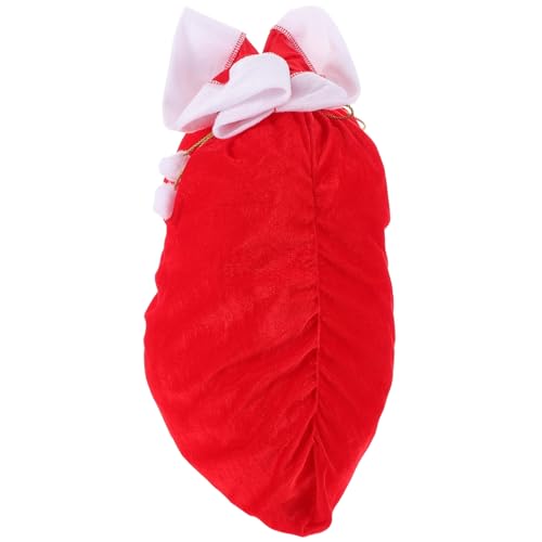 Holibanna Weihnachtsmann-kordelzugbeutel Weihnachtsspielzeugsack Große Weihnachtstüten Aufbewahrungsbeutel Für Weihnachtssüßigkeiten Weihnachtsparty Liefert Großer Weihnachtssack Stoff von Holibanna