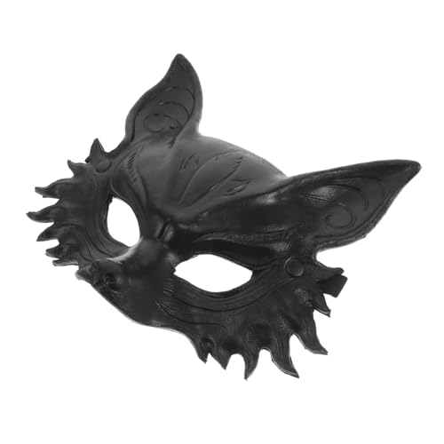 Holibanna Wolfsmaske Lustige Halloween-maske Wolf-halloween-maske Tierische Masken Wolf Kostüm Maske Masken Für Halloween Maskerade Maske Herren Herren-halloween-maske Lustige Maske Pu Black von Holibanna