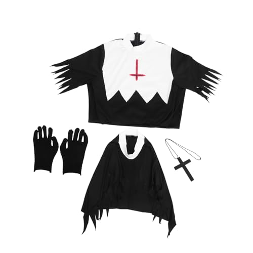 Holibanna Halloween Zombie Kostü Für Halloween Gruseliges Cosplay Outfit Für Partys Bühnenaufführungen Größe Ideal Als Halloween Dekoration Kostümzubehör Halloween Halloween von Holibanna