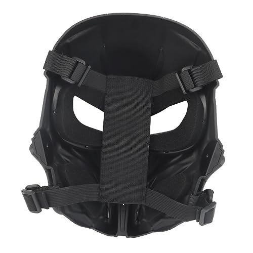 Holibanna -maske Raubtiermaske Halloween Maskerade Maske Männer Robotermaske Stimme-wechsler-maske Männer Maskieren Mantel Beängstigende Maske Horror Fuchs Gesicht Nylon Black von Holibanna