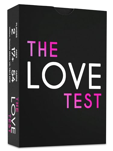 Hollew Spiele für Paare | The Love Test for Valentine’s Day | Kartenspiel und Geschenk für Erwachsene zum Jubiläum | Ideen für Verabredungen | Hochzeitsgeschenkideen für Damen und Männer von Hollew