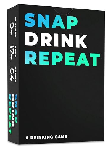 SNAP DRINK REPEAT Das ultimative Trinkspiel für Erwachsene, die dich betrunken machen und zum Lachen bringen, Spiele für Junggesellen- und Jungesellinnenabschiede, Spiele für Studentenverbindungen von Hollew