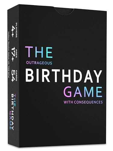 Hollew The Outrageous Geburtstag Card Game | Spiele für Erwachsene zum Geburtstag | Partyspiele | Party-Geschenkideen | Lustige Kartenspiele für Erwachsene von Hollew