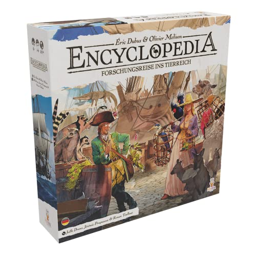 Holy Grail Games, Encyclopedia: Forschungsreise ins Tierreich, Kennerspiel, Brettspiel, 1-4 Spieler, Ab 12+ Jahren, 25 Minuten je Spieler, Deutsch von Holy Grail Games