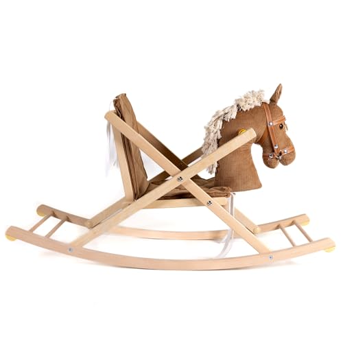 HolzFee Schaukelpferd Holz mit weichem Cord HolzFee Schaukelpferd Holz mit weichem Cord von Holzfee