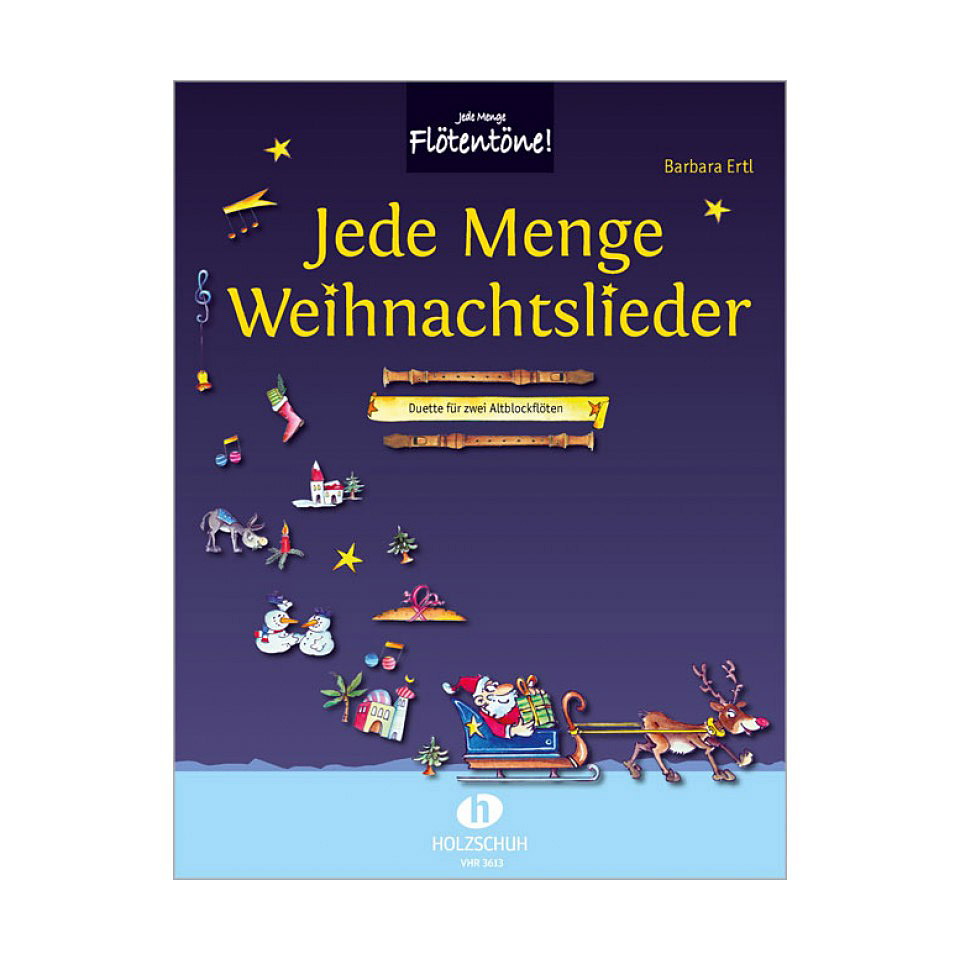 Holzschuh Jede Menge Weihnachtslieder Notenbuch von Holzschuh