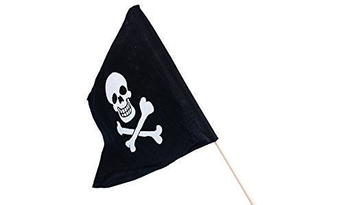 Holzspielerei Piratenflagge Baumwolle 2-farbig von Holzspielerei