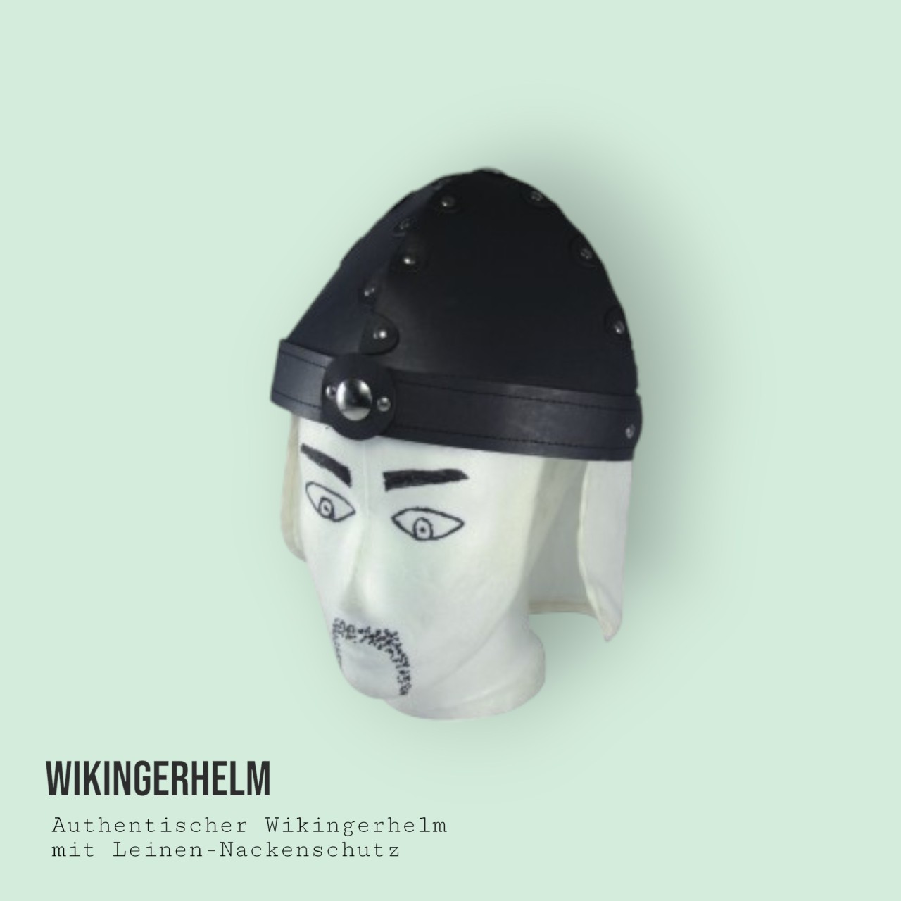 Wikingerhelm schwarz klein von Holzspielerei