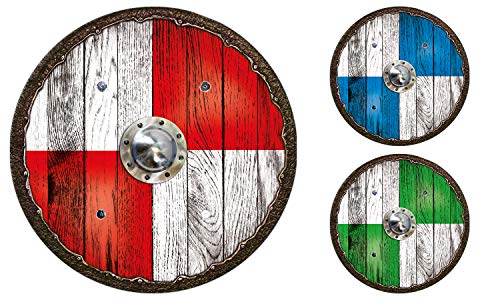 Holzspielerei Wikingerschild Krieger grün von Holzspielerei