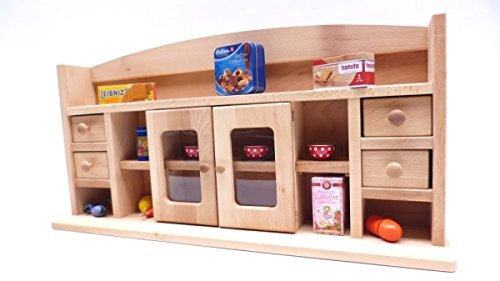 Kinder-Kaufmannsladen 1031G - Holz - Kaufladen für Tisch oder Spielständer von Holzspielzeug Peitz