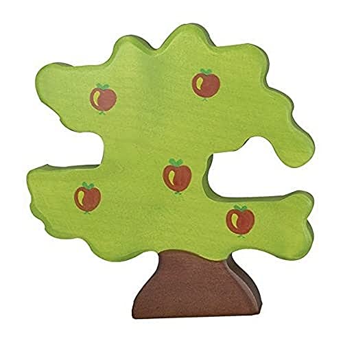 Holztiger Holzfigur Apfelbaum für Vögel 5005 Goki 80218 - Tiere aus Holz, Holztiere von goki