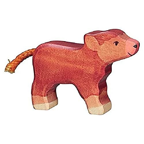 Holztiger 80557 - Spielfigur - Schottisches Hochlandkalb, klein von goki