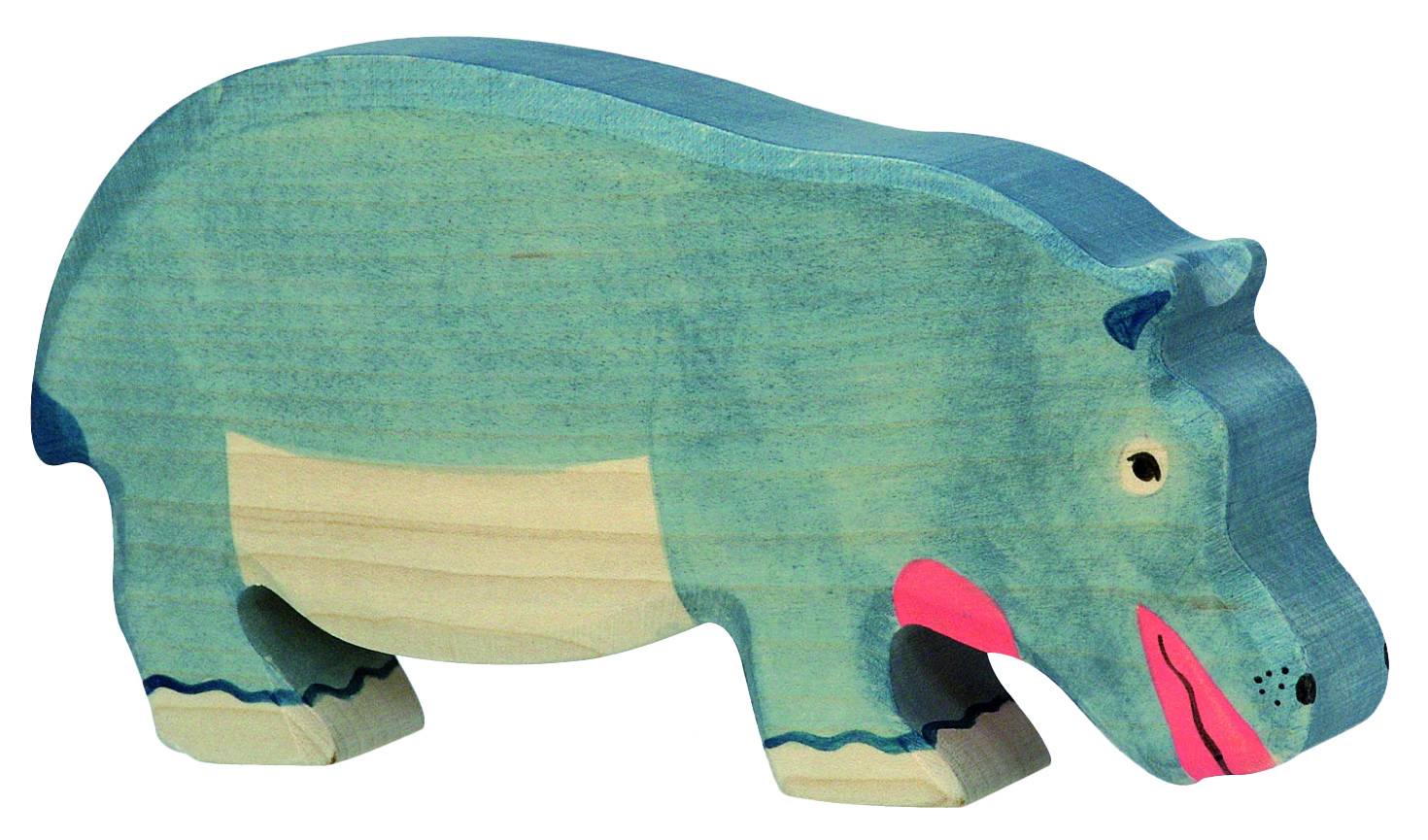 Holztiger Nilpferd fressend - Holztiger Nilpferd fressend - von Holztiger