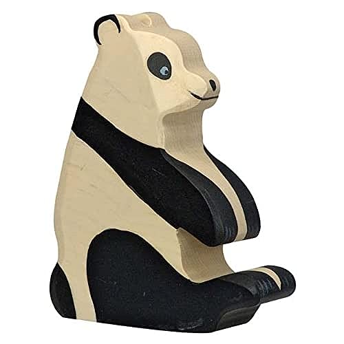 Holztiger Pandabär, sitzend, 80191 von Holztiger