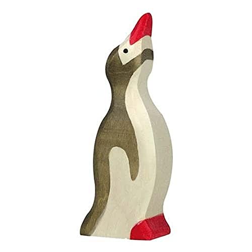 Holztiger Pinguin, klein, Kopf hoch, 80212 von Holztiger