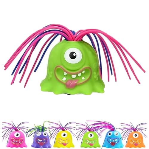 Gamyflaky Hair Pulling Monster, Hair Pulling Monster Toy, Hair Pulling Fidget Toys, Fun Different Screams Made by Hair Pulling, Anti Anxiety Toys and Venting Novelty Toys(Grün) von Homaskylynn