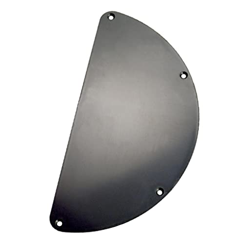 HomeDecTime E Gitarre Backplate Pickguard Hohlraum Abdeckung Schwarz von HomeDecTime