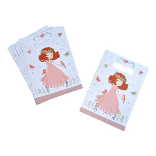 Homéa, Set mit 6 Bonbontüten aus Papier, Höhe 23 cm, Prinzessin Natur von Homéa