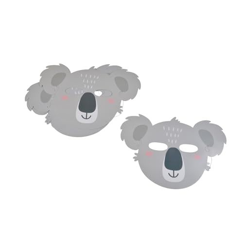 Homéa, Set mit 6 Masken aus Koala-Karton von Homéa