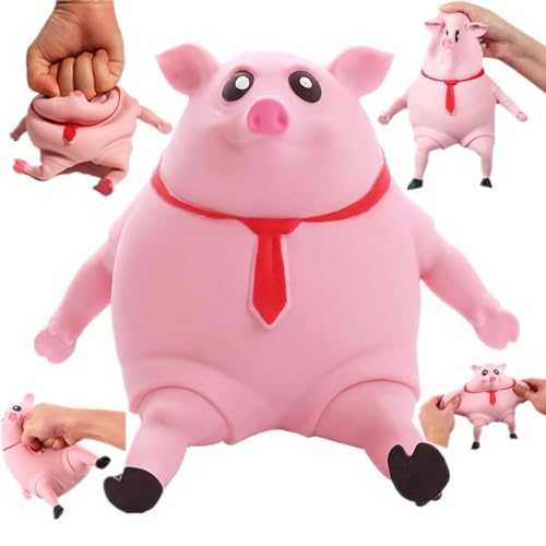 Squeeze Spielzeug Anti Stress Spielzeug, 2025 New Piggy Squeeze Toy, Stress Squeeze Spielzeug, Fidget Toys für Kinder Erwachsener von Homgo