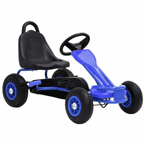 Homgoday Möbeldekoration, Pedalkart mit blauen Reifen, Indoor/Outdoor-Möbel für Wohnzimmer Büro von Homgoday