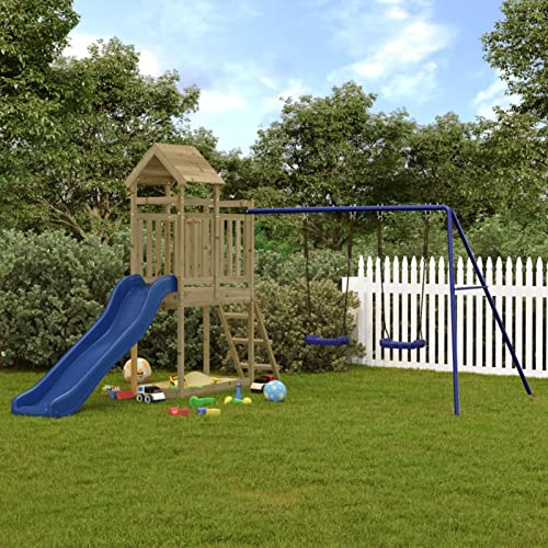 Homgoday Outdoor-Spielset aus imprägniertem Kiefernholz, Möbeldekoration, Möbel für Innen- und Außenbereiche, für Wohnzimmer, Büro, Modell 3155881 von Homgoday