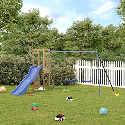 Homgoday Outdoor-Spielset aus imprägniertem Kiefernholz, Outdoor-Spiel für Kinder, Haus auf Stelzen, Waldhaus, Gartenspiele J3 von Homgoday