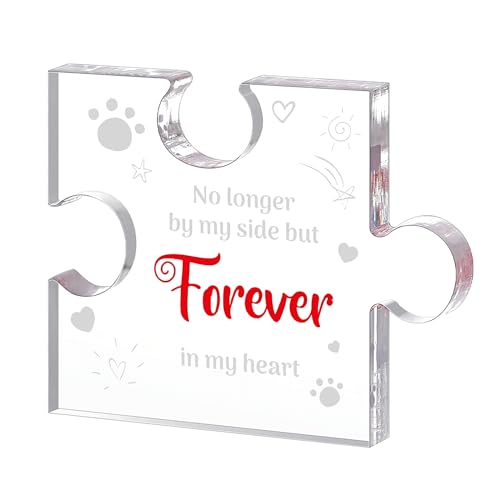 Acryl-Glas Puzzle Tisch-Deko, Geburtstag Freundschaft Geschenkideen Geschenke, Acryl Block Puzzle, Lustige Geschenke für Frauen, Geschenk Frau (White A) von Homiladi