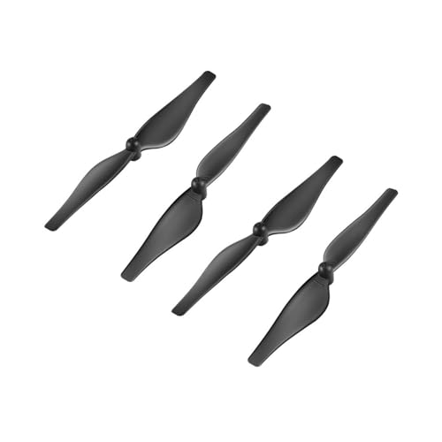 Hominas RC Drohnenblatt Propeller Kohlefaser unsichtbar Propeller Hubschrauber Flügel Zubehör für DJI Tello (Schwarz) von Hominas