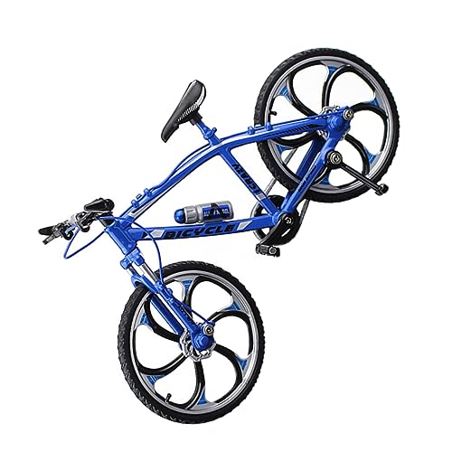 Homoyoyo 10 - Detailgetreues Fahrrad Aus Metall - Ideal Für Sammler Und Puppenhaus in Ansprechendem Blau Perfekt Für Spiel Und Sammlung von Homoyoyo