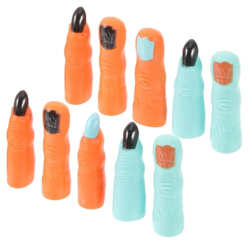 Homoyoyo 10 Stück Teiliges Halloween Fake Finger Realistische Vampir und Zombie Nägel Bunte Wiederverwendbare Cosplay Dekoration Leichte Langlebige Grusel Requisiten für Party und Homoyoyo 10 Stück Teiliges Halloween Fake Finger Realistische Vampir und Zombie Nägel Bunte Wiederverwendbare Cosplay Dekoration Leichte Langlebige Grusel Requisiten für Party und von Homoyoyo