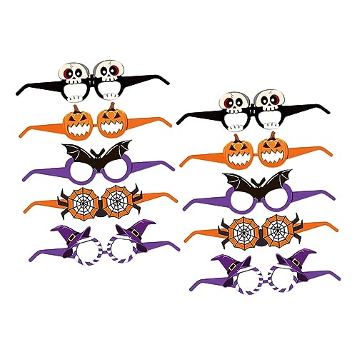 Homoyoyo 10 Stück Teiliges Halloween Partybrillen aus Papier Dekorative und Lustige Foto Requisiten Kreative Kürbis Brillen für Karneval Fasching Tanz und Geburtstagsfeiern Homoyoyo 10 Stück Teiliges Halloween Partybrillen aus Papier Dekorative und Lustige Foto Requisiten Kreative Kürbis Brillen für Karneval Fasching Tanz und Geburtstagsfeiern von Homoyoyo