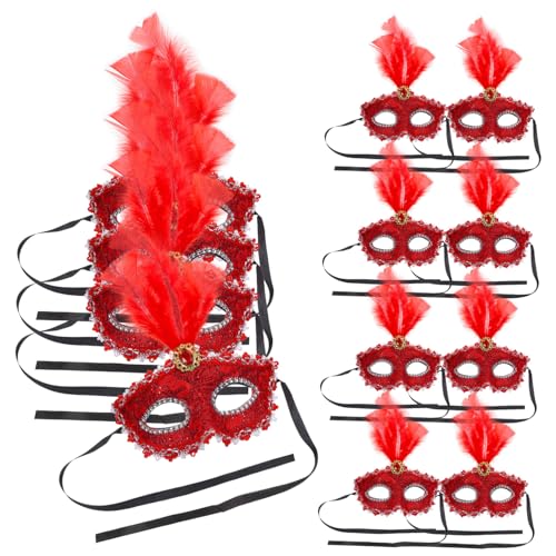 Homoyoyo 12 Stück Teiliges Leichte Feder Masken aus Bequeme Cosplay Masquerade Masken für Karneval Halloween Partys und Bühnenauftritte Verkleidung für Damen und Herren Homoyoyo 12 Stück Teiliges Leichte Feder Masken aus Bequeme Cosplay Masquerade Masken für Karneval Halloween Partys und Bühnenauftritte Verkleidung für Damen und Herren von Homoyoyo