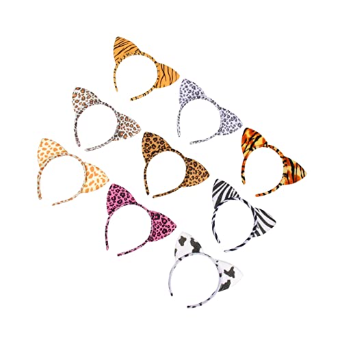 Homoyoyo 12 Stück Teiliges Leopardenmuster Katzenohren Haarbänder Weiche Cartoon Stirnbänder für Party Kostüm Bequemes Haarschmuck für Erwachsene Tier Accessoires Homoyoyo 12 Stück Teiliges Leopardenmuster Katzenohren Haarbänder Weiche Cartoon Stirnbänder für Party Kostüm Bequemes Haarschmuck für Erwachsene Tier Accessoires von Homoyoyo