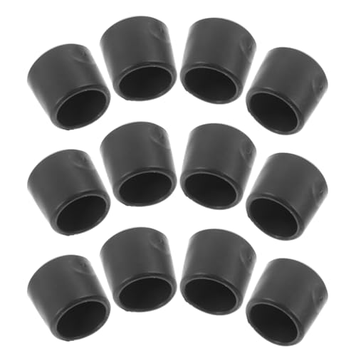 Homoyoyo 16Pcs Foosball Tischstange Endkappen Mini Fußballtische Zubehör Schwarze Plastikstangenspitzen -Protektoren Für Spieltische Ersatzteile von Homoyoyo