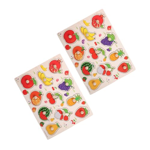 Homoyoyo 2 Stück Teiliges Montessori Holz Puzzle mit Gemüse und Obst Stabiles Steckspiel für Jungen Mädchen Pädagogisches Lernspielzeug Hand Augen Koordination und Sozialem Spiel Homoyoyo 2 Stück Teiliges Montessori Holz Puzzle mit Gemüse und Obst Stabiles Steckspiel für Jungen Mädchen Pädagogisches Lernspielzeug Hand Augen Koordination und Sozialem Spiel von Homoyoyo