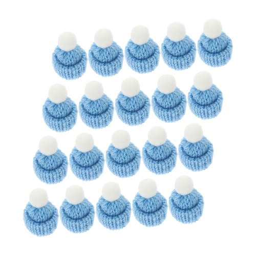 Homoyoyo 20 . Teiliges Mini Strick Weihnachtsmützen aus Wollgarn Kleine Puppenhüte für DIY Bastelprojekte Festliche Dekoartikel Handgefertigte Weihnachtsbaum Ornamente Kreative Homoyoyo 20 . Teiliges Mini Strick Weihnachtsmützen aus Wollgarn Kleine Puppenhüte für DIY Bastelprojekte Festliche Dekoartikel Handgefertigte Weihnachtsbaum Ornamente Kreative von Homoyoyo