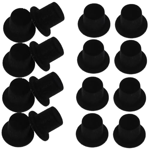 Homoyoyo 20 Stück Teiliges Mini Schwarz Beflockt Kleine Puppenhüte für DIY Basteln Weihnachtsdekoration Halloween Party Zubehör für Puppen und Schneemann Crafts Homoyoyo 20 Stück Teiliges Mini Schwarz Beflockt Kleine Puppenhüte für DIY Basteln Weihnachtsdekoration Halloween Party Zubehör für Puppen und Schneemann Crafts von Homoyoyo