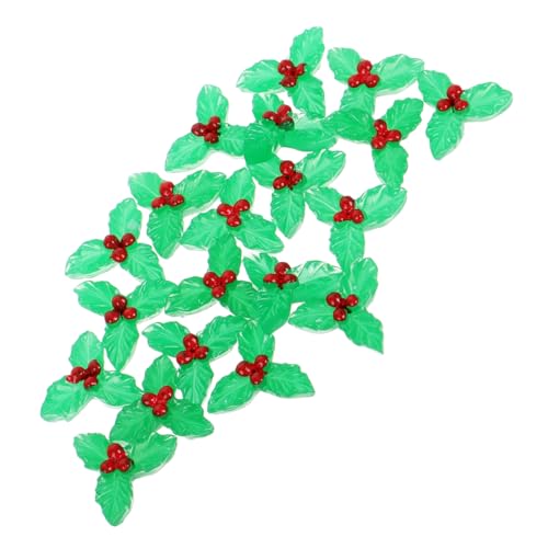 Homoyoyo 20 Stück Teiliges Mini Weihnachtsbeeren Deko Realistische Künstliche Stechpalmenblätter für DIY Weihnachtskränze Bastelprojekte und Festliche Heimdekoration Miniatur Accessoires Homoyoyo 20 Stück Teiliges Mini Weihnachtsbeeren Deko Realistische Künstliche Stechpalmenblätter für DIY Weihnachtskränze Bastelprojekte und Festliche Heimdekoration Miniatur Accessoires von Homoyoyo